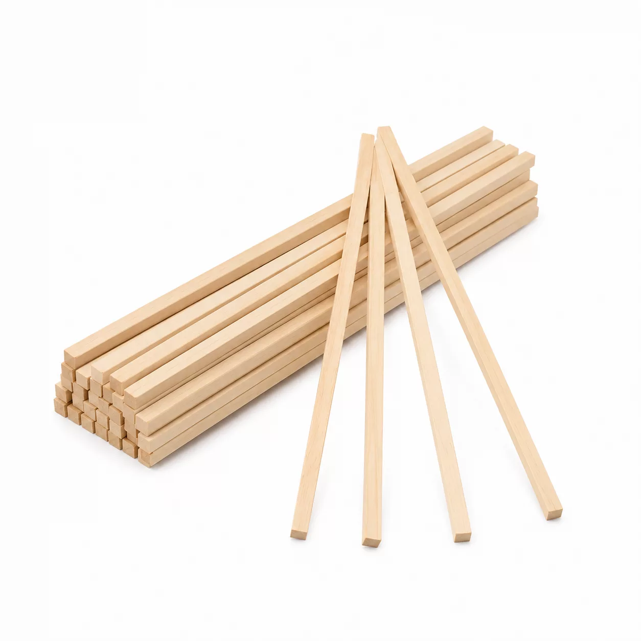 Bâtons en bois pour barbe à papa